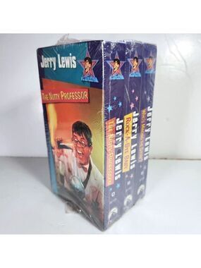 SEALED Jerry Lewis VHS 3‑Pack Nutty Professor Rock‑A‑Bye Baby Store